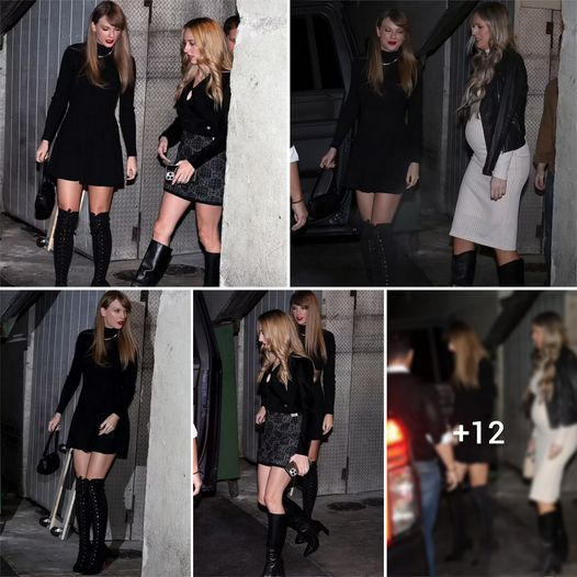 Taylor Swift steps out with Brittany Mahomes and Lindsay Bell in Beverly Hills amid her inner circle’s fury at New York Times’ op-ed suggesting she’s GAY